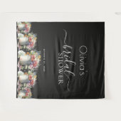 Lentebloemenvaas Bruidsdouche Romantisch Wandkleed (Voorkant (horizontaal))