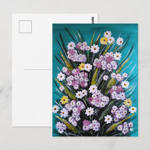 Lentebloemstuk Schilderij van Alfred Fox Briefkaart