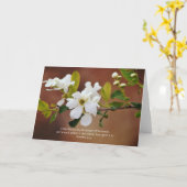 Lentebloesem Bijbelkaart Spreuken 15:23 Kaart (Gele Bloem)