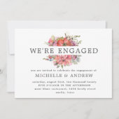 lentebloesemkrans verloving kaart (Voorkant)