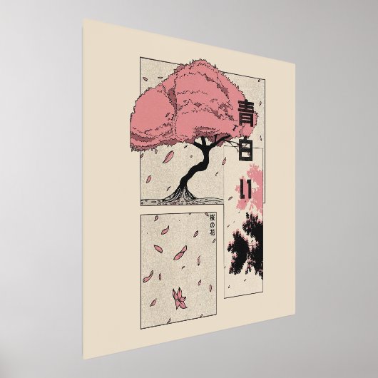 Lenteboomontwerp Folie Afdrukken (Laagn)