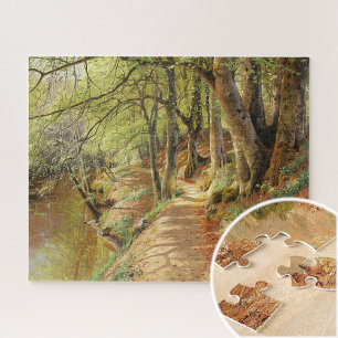 Lentedag in het bos door Peder Mork Monsted Legpuzzel