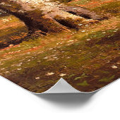 Lentedag in het bos door Peder Mork Monsted Poster (Hoek)