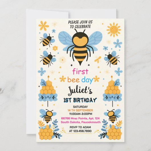 lentedag lelie geel eerste 1e bij dag verjaardag kaart (Voorkant)