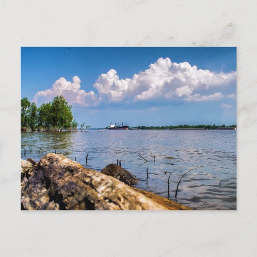 Lentedag op de Mississippi Briefkaart (Voorkant)