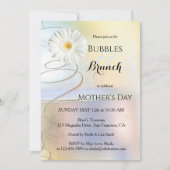 Lentefeest Bubbles en Brunch Uitnodiging (Voorkant)