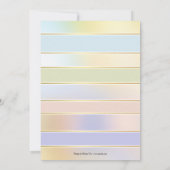 Lentefeest Bubbles en Brunch Uitnodiging (Achterkant)