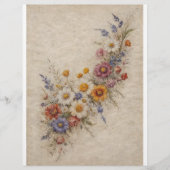 Lentegrasvelden #1 - Decoupage - (Voorkant)