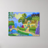 lentehuis canvas afdruk (Voorkant)