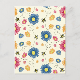 lentekleuren briefkaart