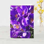 LENTEKROKUS KAART (Gele Bloem)