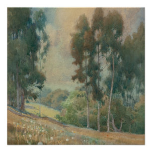 Lentelandschap (1911) Serene Waterverf Perfect Poster