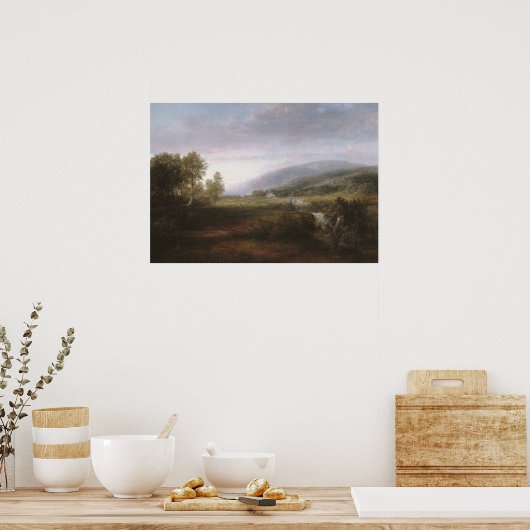 Lentelandschap door Thomas Doughty - Poster (Keuken)