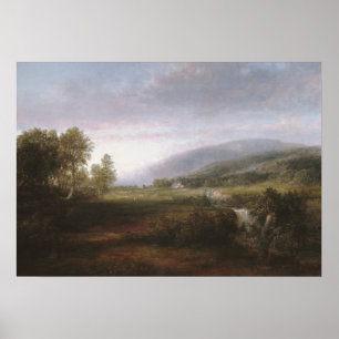 Lentelandschap door Thomas Doughty - Poster