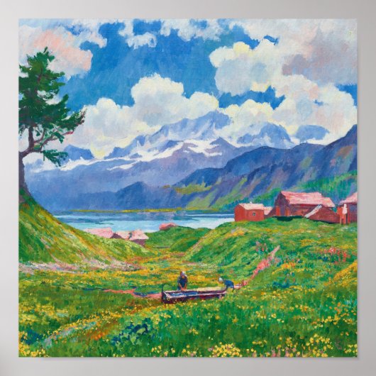 lentelandschap | Giovanni Giacometti Poster (Voorkant)