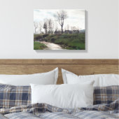 Lentelandschap met een grillige Frantisek Kavan Canvas Afdruk (Insitu (Slaapkamer))