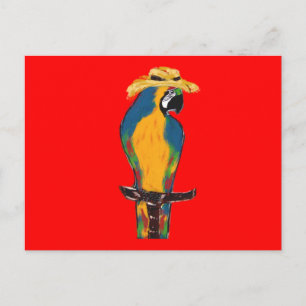 Lenten Parrots Briefkaart