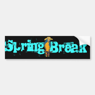 Lenten Parrots Bumpersticker