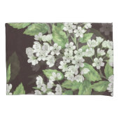 Lentepatroon, groene takken naadloos. kussensloop (Voorkant)