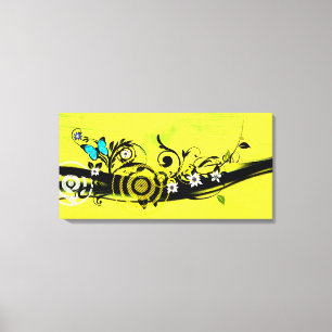Lentepestraalvormig doek canvas afdruk