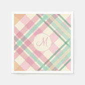 lentepompenseel met monogram servetten (Voorkant)