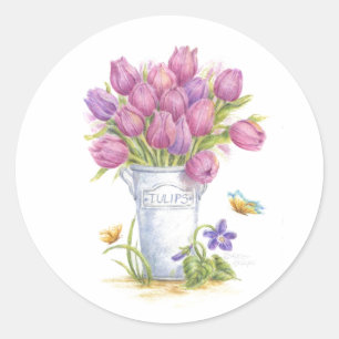 Lentere Tulpen Emmer Stickers