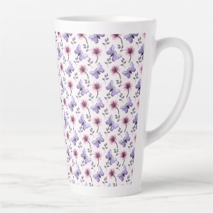 Lentervlinder Bloemengeschenk Latte Mok
