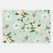  lentesbloem inpakpapier vel (Voorkant 2)