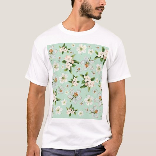  lentesbloem t-shirt (Voorkant)