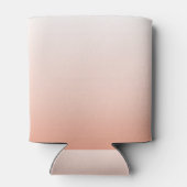 lentespastel kleur zwarte peach ombre stoffige roz blikjeskoeler (Achterkant)