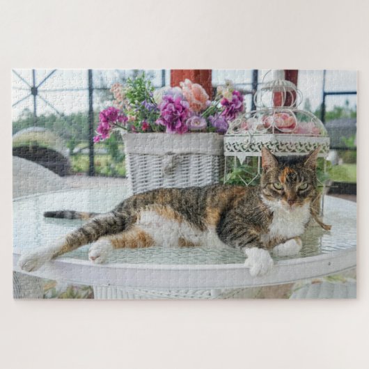 lentestijd kattenpuzzel legpuzzel (Horizontaal)