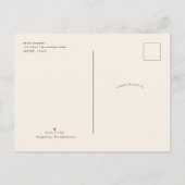 lentestuin met moderne geometrische bloem uitnodiging briefkaart (Achterkant)