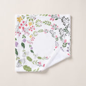 Lentetijd Bloemen Bad Handdoek (Wasdoekje)