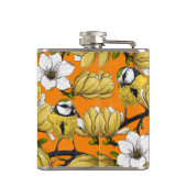 Lentetijd in geel heupfles (Achterkant)