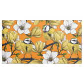 Lentetijd in geel kussensloop (Voorkant-Links)