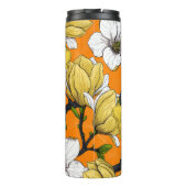 Lentetijd in geel thermosbeker (Achterkant)