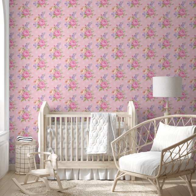 Lentetinten Bloemen Behang (Kinderen)