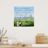 Lentetonen WEDDING Vows Display Poster (Keuken)