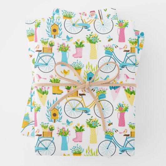 lentetuin inpakpapier vel (In situ)