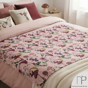 Lentetuin Kolibrie Dekbed Fleece Deken