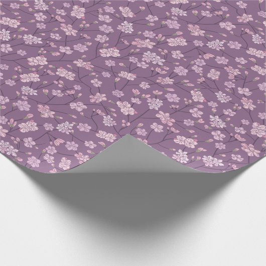 Lentetuin Moederdag Aziatische Bloemen Japans Cadeaupapier (Hoek)