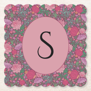 Lentetuin Moederdag Japanse papieren lantaarns Kartonnen Onderzetters