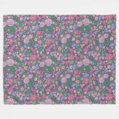 Lentetuin Moederdag Klaprozen Japanse Waaier Fleece Deken (Voorkant (Horizontaal))