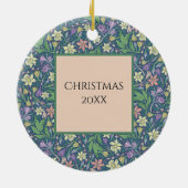 Lentetuin Moederdag Narcissen Crocus Foto Keramisch Ornament (Achterkant)