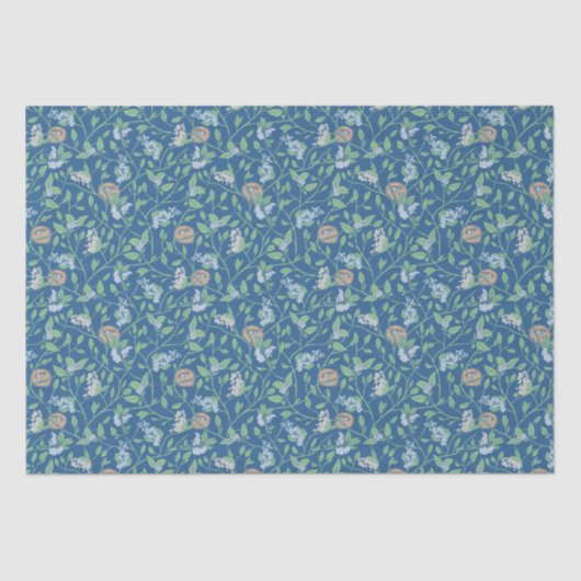 Lentetuin Moederdag Robin Nest Queen Ann Lace Tissuepapier (Voorkant)