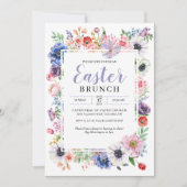 Lentetuin Pasen Brunch Kaart (Voorkant)