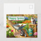 Lentetuin Tulp Briefkaart (Voorkant / Achterkant)