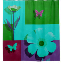 Lentetuin Vlinder Gordijn