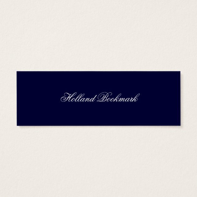 Lentetulpen en Windmolen Mini Visitekaartjes (Achterkant)