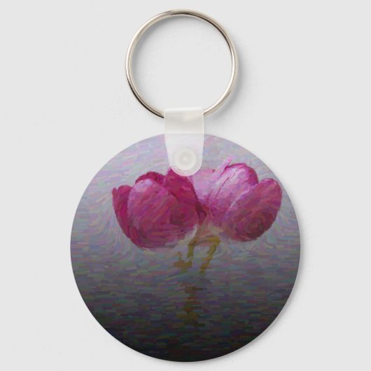 Lentetulpen sleutelhanger (Voorkant)